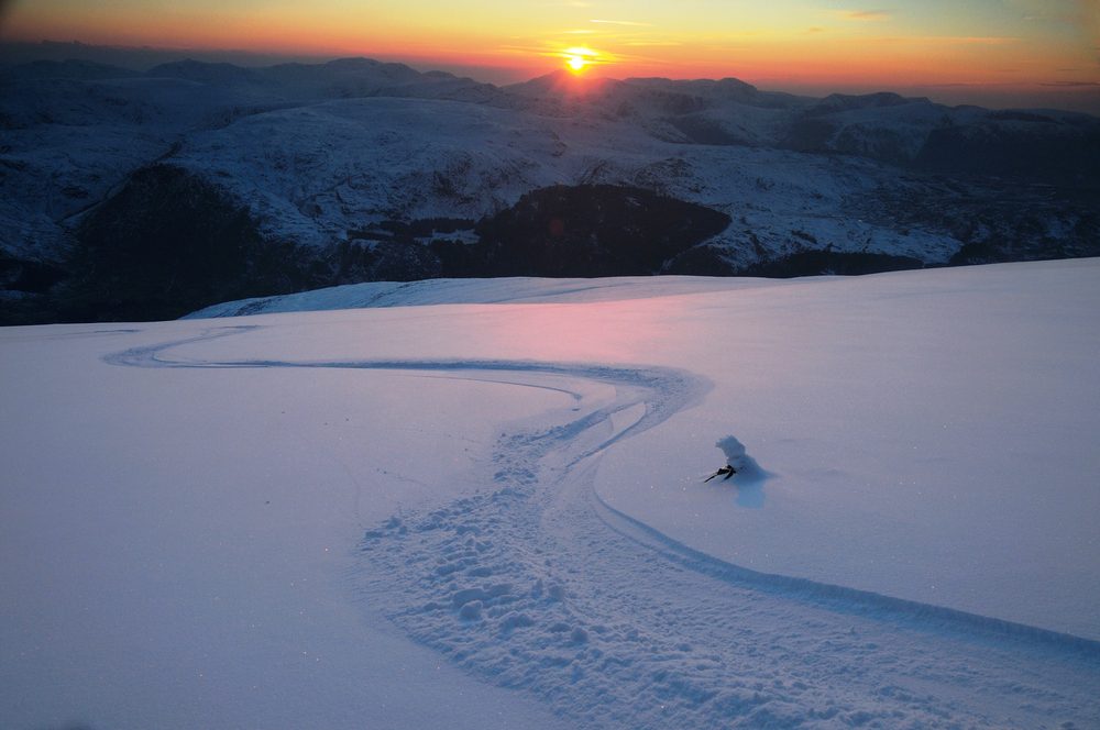 Helvellyn in the snow