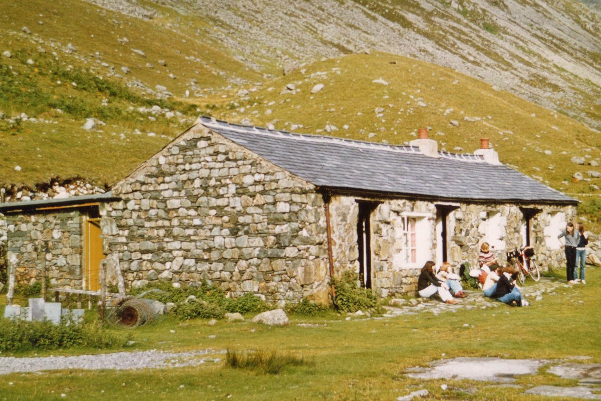 Archive photo of YHA Black Sail in the 1970s