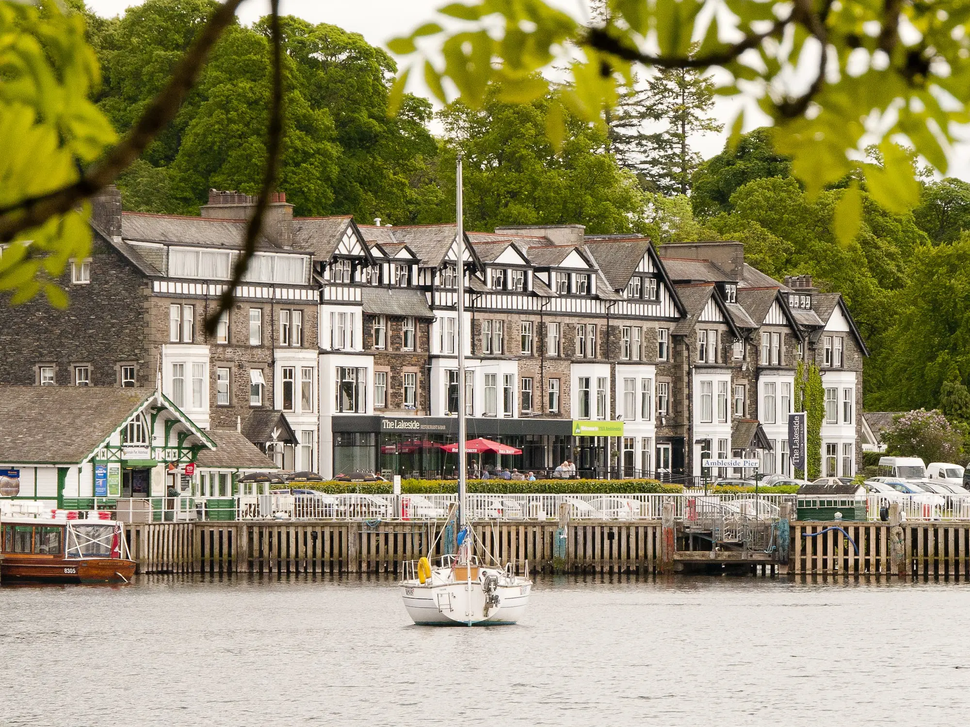 YHA Ambleside over the jetty