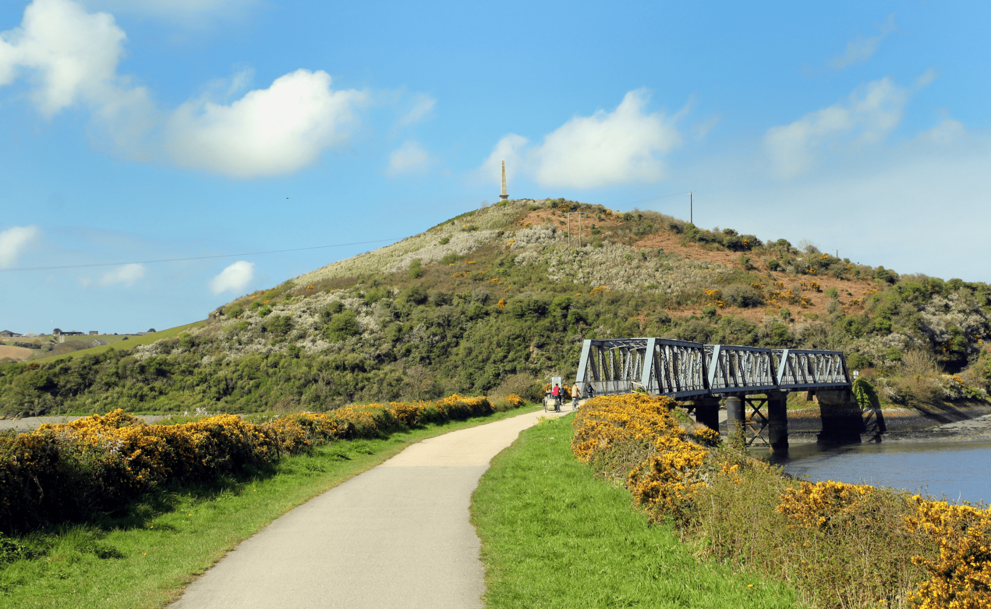 Cycle paths in Cornwall