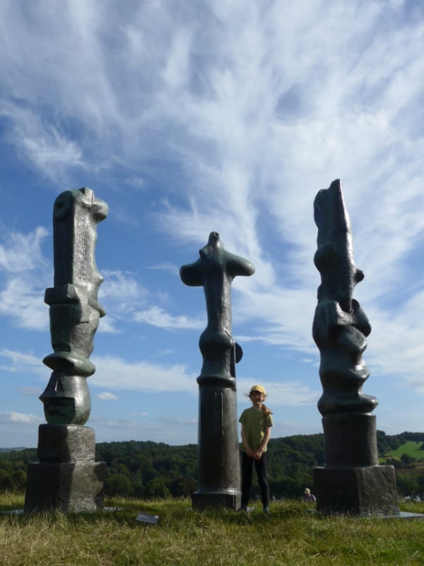 Child at Yorkshire Sculpture Park