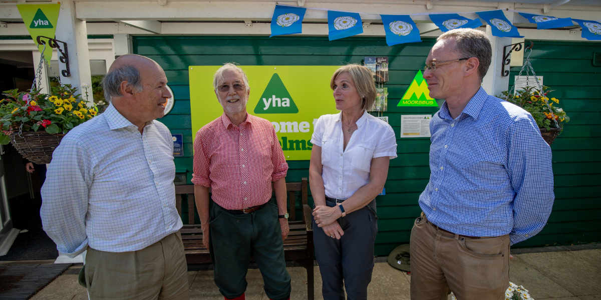 Charlotte Graham and others at YHA