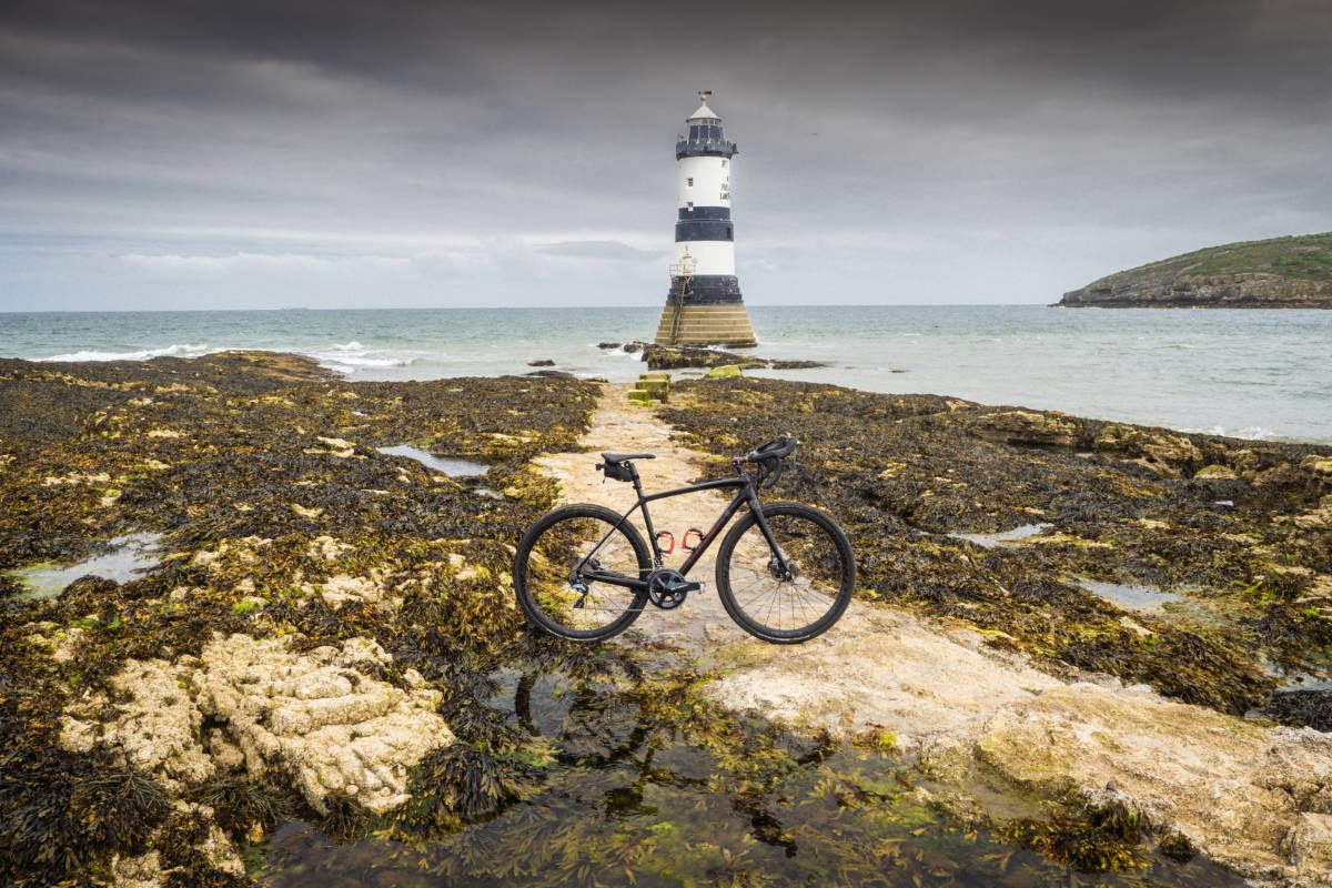 Bicycle at Penmon lighthouse, Anglesey