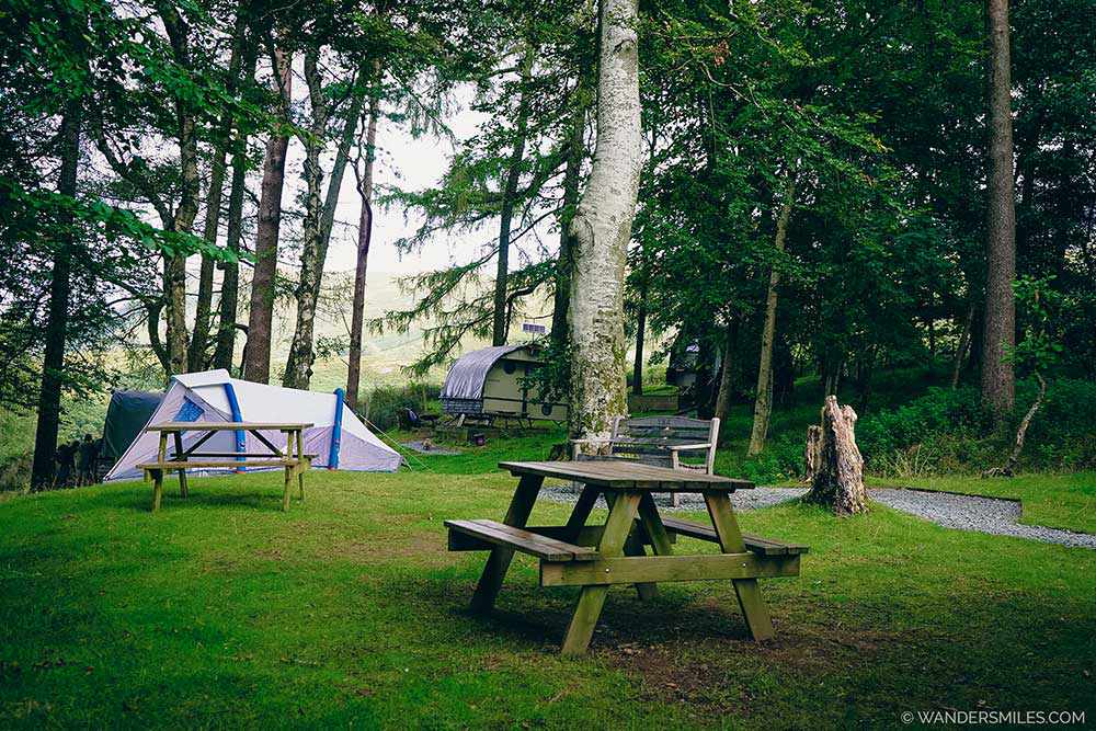YHA Buttermere camping and glamping pod