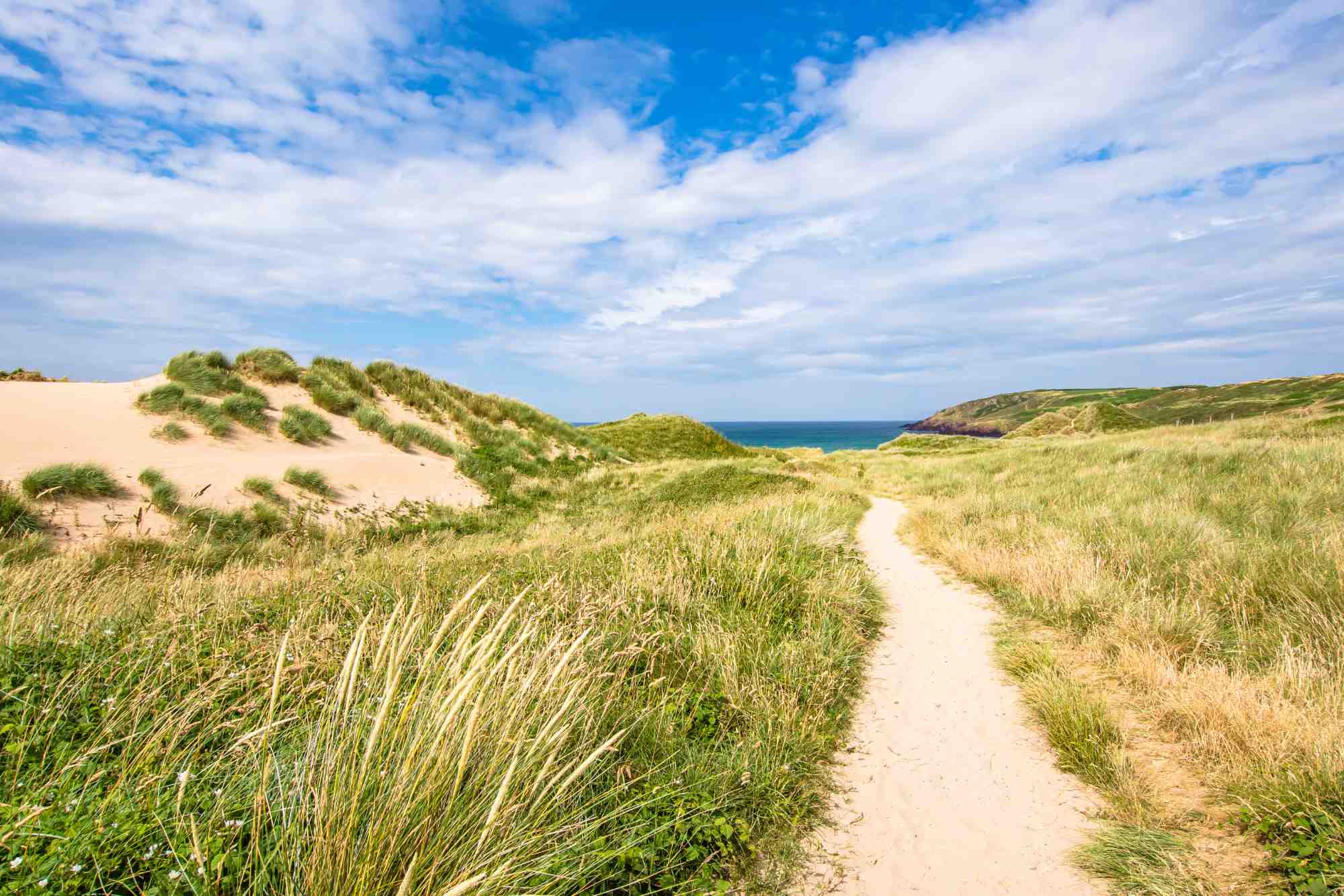Pembrokeshire coast path Wales
