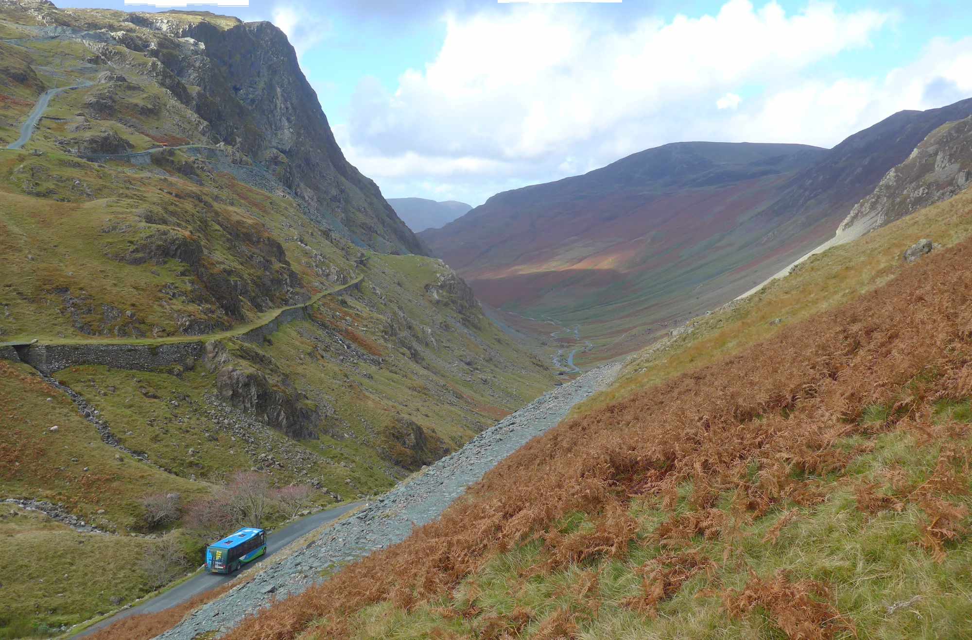 Honister pass to Buttermere
