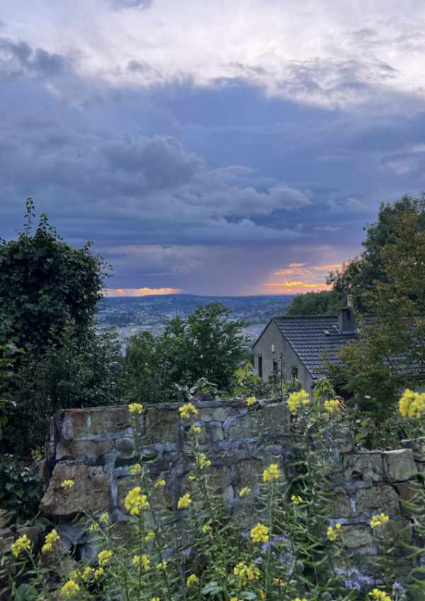 A pretty sunset view from YHA Bath