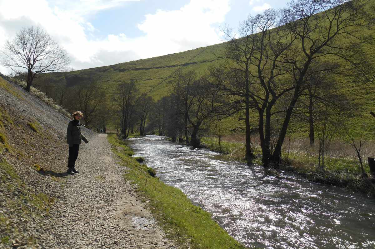 Jenny's son by the river Dove