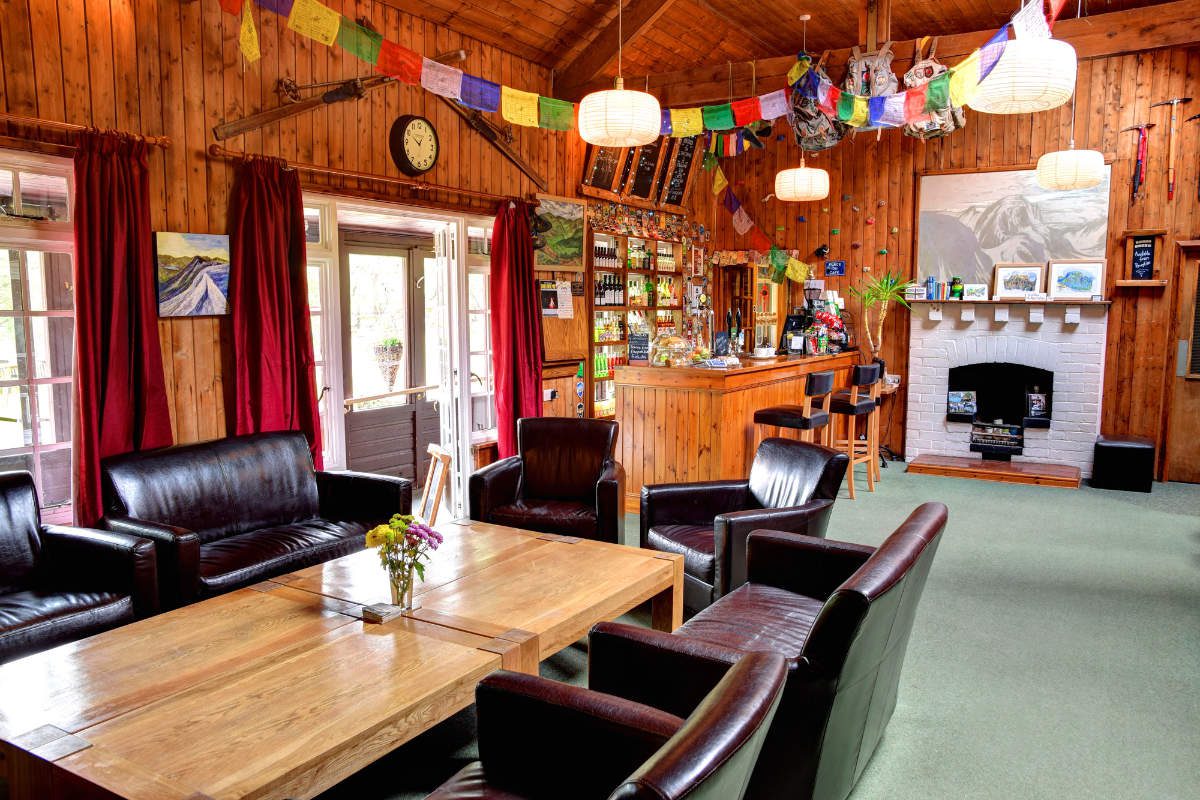 YHA Borrowdale's cosy communal area