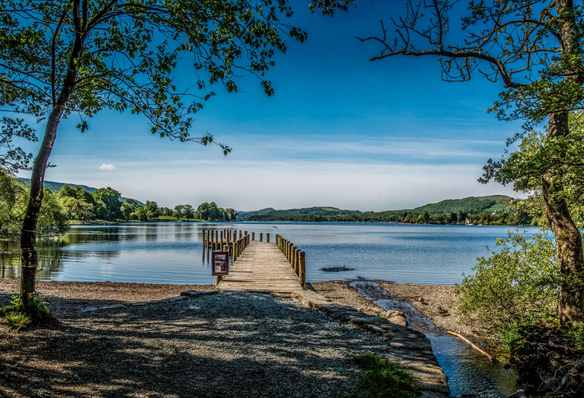 Jetty on the banks of Coniston Water