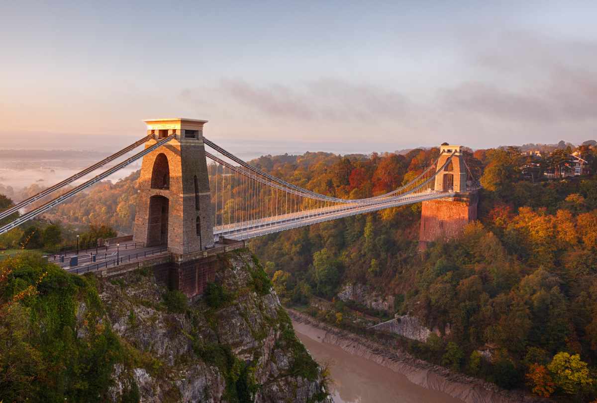 Clifton suspension bridge in Bristol