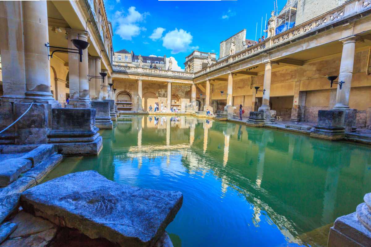 Roman baths in Bath UK