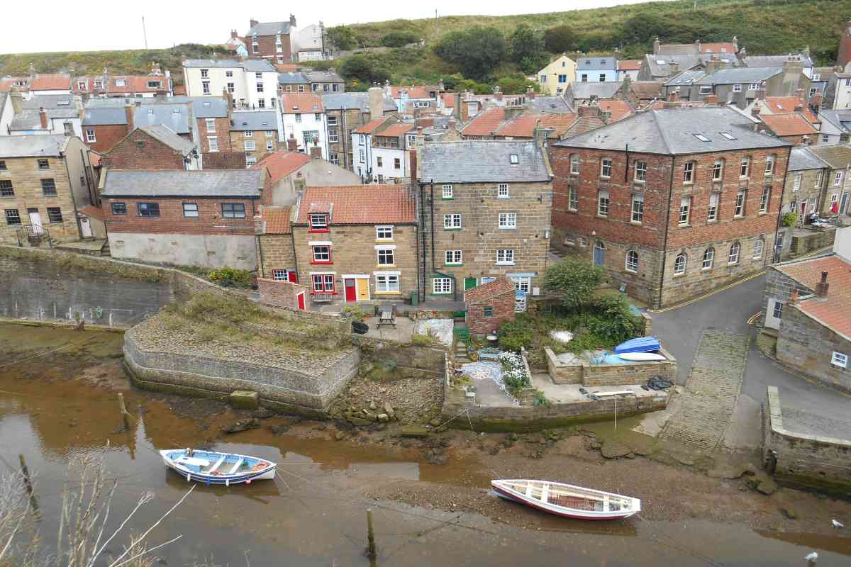 The river running through Staithes