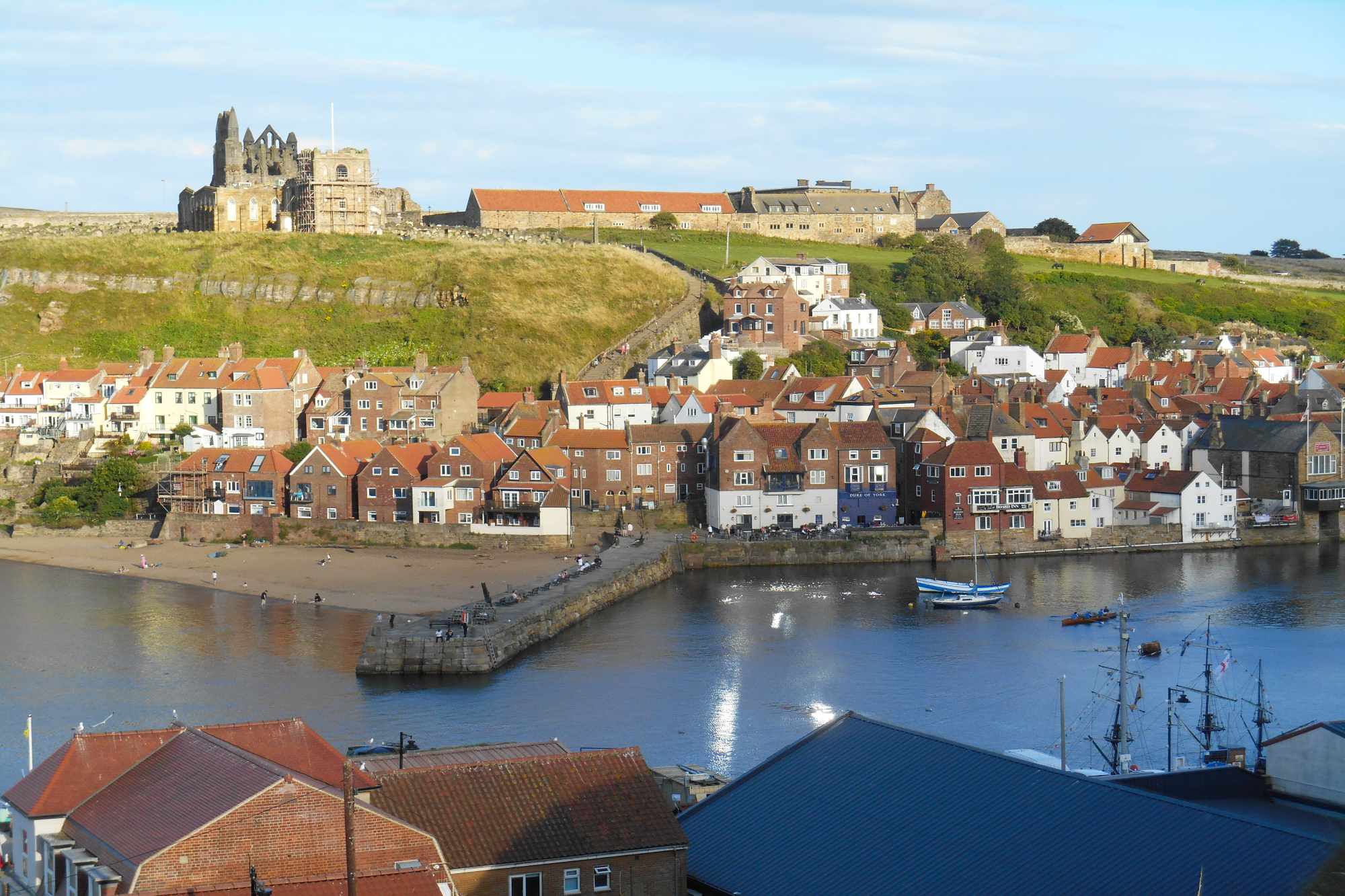 View of Whitby harbour